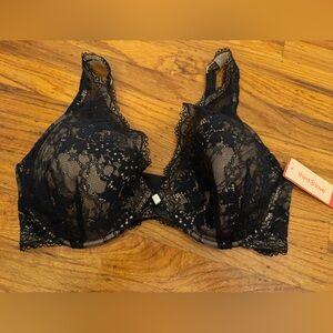 NWT ThirdLove Black Uplift Plunge Bra 36E